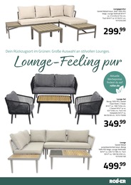 ROLLER Gartenmöbel im Prospekt 