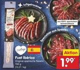 Aktuelle Schweinefleisch Angebote bei Netto Marken-Discount in Bremerhaven Aktuelles Fuet Ibérico Angebot bei Netto Marken-Discount in Bremerhaven ab 1,99 €