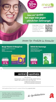 mea - meine apotheke Prospekt der Woche "Unsere Oktober-Angebote" Seite 1, 01.10.2026 bis 31.10.2026 für Hamburg Aktueller mea - meine apotheke Prospekt "Unsere Oktober-Angebote" Seite 1 von 4 Seiten für Hamburg