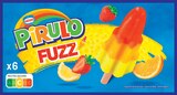 Pirulo Fuzz Glace à l'eau aromatisée citron, orange et fraise X 6 - PIRULO dans le catalogue Intermarché Super