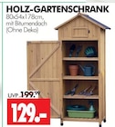 Holz-Gartenschrank im Angebot bei Wreesmann in Freiberg Holz-Gartenschrank Angebote bei Wreesmann Freiberg für 129,00 €