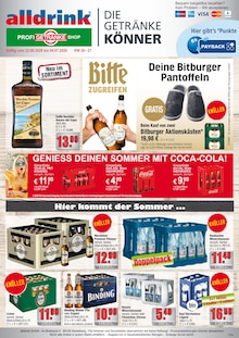 Cola im aktuellen Profi Getränke Prospekt (Frankfurt (Main)) Cola im Profi Getränke Prospekt "DIE GETRÄNKEKÖNNER" mit 4 Seiten (Frankfurt (Main))