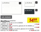 Wandfliesen „Jasmin“ Angebote bei toom Baumarkt Gifhorn für 14,99 €