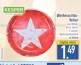 Weihnachts-Teller im Angebot bei E center in Dachau Weihnachts-Teller Angebote von KESPER bei E center Dachau für 1,49 €