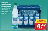 Ileburger Sachsenquelle Mineralwasser Angebote bei Netto Marken-Discount Mühlhausen für 4,49 €