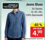Jeans Bluse im Angebot bei Zimmermann in Aurich Jeans Bluse Angebote von James & Nicholson bei Zimmermann Aurich für 4,99 €