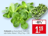 Aktuelle Salat Angebote bei Marktkauf in Stuttgart Aktuelles Feldsalat Angebot bei Marktkauf in Stuttgart ab 1,19 €