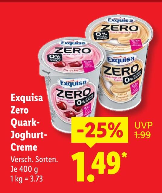 Zero Quark-Joghurt-Creme