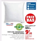 Oreiller 60x60cm ferme - Greenfirst en promo chez Super U Saint-Herblain à 9,90 €