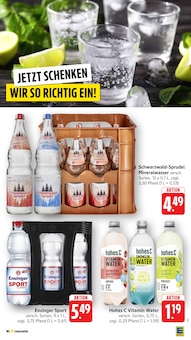 Wasser im EDEKA Prospekt "Aktuelle Angebote" mit 58 Seiten (Ulm)