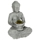 Statue Bouddha assis en promo chez Carrefour Troyes à 24,99 €