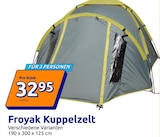 Froyak Kuppelzelt im Action Prospekt Froyak Kuppelzelt von im aktuellen Action Prospekt für 32,95 €