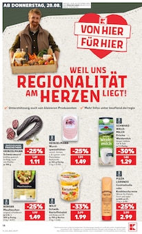 Wurst im Kaufland Prospekt "Hier bin ich richtig" mit 52 Seiten (Pforzheim)