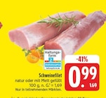 Aktuelles Schweinefilet Angebot bei EDEKA in Erlangen ab 0,99 €