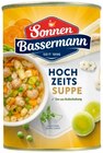 Hochzeitssuppe oder Hühner-Nudel-Eintopf von Sonnen Bassermann für 1,11 € bei REWE im Angebot Hochzeitssuppe oder Hühner-Nudel-Eintopf von Sonnen Bassermann im aktuellen REWE Prospekt