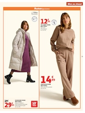 Promos Doudoune Femme dans le catalogue "BIEN AU CHAUD" de Auchan Hypermarché Doudoune Femme en promo dans le catalogue Auchan Hypermarché à la page 15