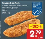 Knusperbackfisch Angebote bei Netto Marken-Discount Krefeld für 2,79 €