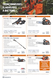 Prix et réduction Aspirateur dans le prospectus Husqvarna en cours Offre Aspirateur dans le catalogue Husqvarna du moment à la page 6