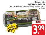 E center Dinkelsbühl - Fränkische frische Eier Angebot im Prospekt Fränkische frische Eier bei E center im Dinkelsbühl Prospekt für 3,99 €