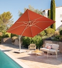 Dalle pour parasol déporté coloris crème + roues en promo chez Botanic Aulnay-sous-Bois à 189,00 €
