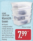 Klarsichtboxen von Home Creation im aktuellen ALDI Nord Prospekt