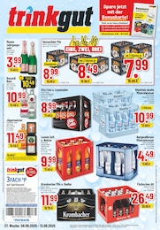 Trinkgut Prospekt für Brunsbüttel mit 6 Seiten Trinkgut Prospekt für Brunsbüttel: "Aktuelle Angebote", 6 Seiten, 08.09.2025 - 13.09.2025