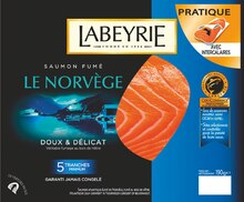Intermarché Levallois-Perret - Saumon fumé norvège 5 tranches Promo Saumon fumé norvège 5 tranches dans le catalogue Intermarché "Les prix extra doux" à Levallois-Perret