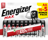 MAX Batterien 15+5 Pack Angebote von Energizer bei OBI Fürth für 9,99 €