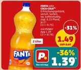 Fanta oder Coca-cola von Fanta im aktuellen Penny Prospekt