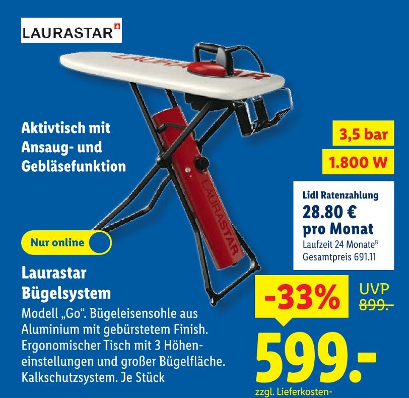 Bügelsystem Modell „Go“