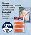 Norwegisches Lachsfilet von Siegfrost im aktuellen V-Markt Prospekt für 9,99 €