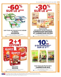 Offre Yaourt lait de chèvre dans le catalogue Carrefour du moment à la page 37