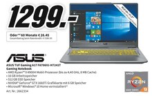 Media-Markt Holzminden - TUF Gaming A17 FA706IU-H7241T Gaming Notebook TUF Gaming A17 FA706IU-H7241T Gaming Notebook Angebot bei Media-Markt Holzminden im Prospekt EM IST, WO DU BIST