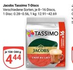 Tassimo T-Discs Angebote von Jacobs bei GLOBUS Gera für 4,44 €