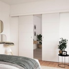 Porte coulissante Slot prépeint H.204 x l.83 cm en promo chez Castorama Asnières-sur-Seine à 62,93 €