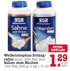 Aktuelles Schlagrahm oder Sahne zum Kochen Angebot bei E center in Wiesbaden ab 1,29 €