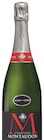 AOP Champagne Brut Blanc de Noirs Brut - MONTAUDON - Intermarché Super à Mont-de-Marsan AOP Champagne Brut Blanc de Noirs Brut - MONTAUDON en promo chez Intermarché Super Mont-de-Marsan à 19,90 €