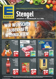 EDEKA Prospekt für Nürnberg: "Wir lieben Lebensmittel!", 8 Seiten, 22.12.2025 - 27.12.2025