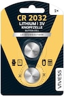 Knopfzellen CR2032 im Angebot bei REWE in Fürth Knopfzellen CR2032 Angebote von Vivess bei REWE Fürth für 1,99 €