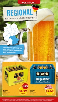 Bier im Penny Prospekt "Wer günstig will, muss Penny." mit 46 Seiten (Passau)