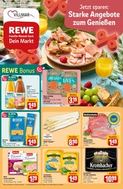 REWE Supermarkt Prospekt der aktuellen Woche mit 30 Seiten, gültig von 18.05.2026 bis 23.05.2026, in Villmar und Umgebung Aktueller REWE Supermarkt Prospekt in Villmar und Umgebung, "Dein Markt" mit 30 Seiten, 18.05.2026 - 23.05.2026