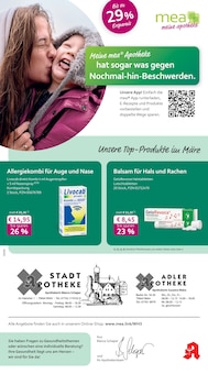 Aktueller mea - meine apotheke Prospekt (Wehr, 4 Seiten zum blättern mea - meine apotheke Prospekt Unsere März-Angebote mit 4 Seiten