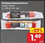 Aktuelle Zwiebelmettwurst Angebote bei Netto Marken-Discount in Duisburg Aktuelles Schinkenzwiebelmettwurst Angebot bei Netto Marken-Discount in Duisburg ab 1,49 €