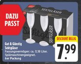 Sektgläser Angebote von Gut & Günstig bei EDEKA Bautzen für 7,99 €