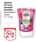 No-Touch Handseife Nachfüller im Angebot bei GLOBUS in Hoyerswerda No-Touch Handseife Nachfüller Angebote von Sagrotan bei GLOBUS Hoyerswerda für 2,99 €