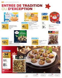 Offre Coquilles saint-jacques surgelées dans le catalogue Carrefour Market du moment à la page 72