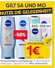 Shampoo und Spülung Angebote von Nivea bei Rusta Bergheim für 1,00 €