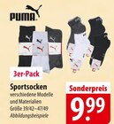 Puma Sportsocken bei famila Nordost im Prospekt "" für 9,99 €