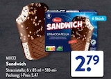 Sandwich Stracciatella von Mucci im aktuellen ALDI SÜD Prospekt für 2,79 €