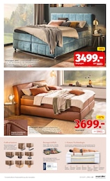 Boxspringbett im Segmüller Prospekt Boxspringbett im Segmüller Prospekt "Zum Glück gibts Segmüller - Schlafen" auf Seite 7